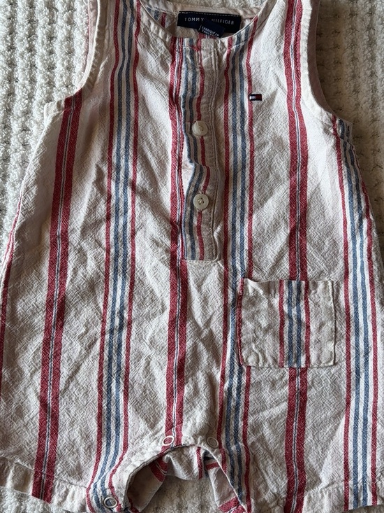 Tommy Hilfiger Other - Baby Tommy Hilfiger Striped 6-9M romper
